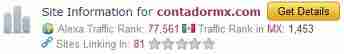 Anuncia tu Producto o Servicio en Contador Mx contador mx alexa abr 2012 Anuncia tu Producto o Servicio en Contador Mx