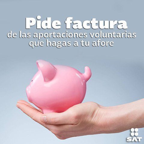 factura aportaciones voluntarias