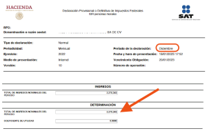 Conciliación de ingresos prellenados de la declaración anual del SAT ...