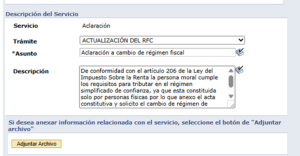 Cambio de RESICO a Régimen General por el SAT - ContadorMx