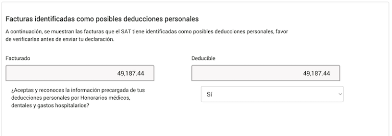 Deducciones personales del SAT para personas físicas - ContadorMx