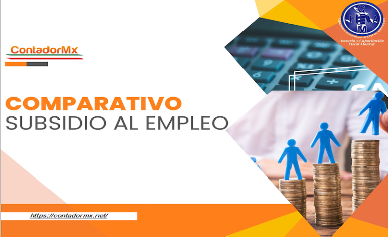 comparación aplicación subsidio al empleo