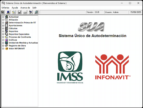 Nuevo SUA 3.6.8 y prórroga a reforma del INFONAVIT