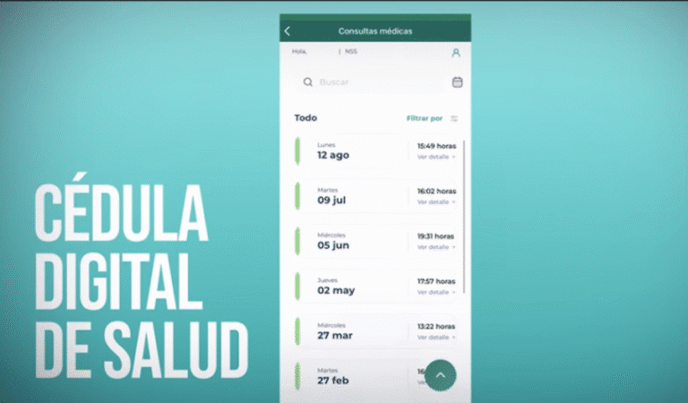 Cédula Digital de Salud del IMSS