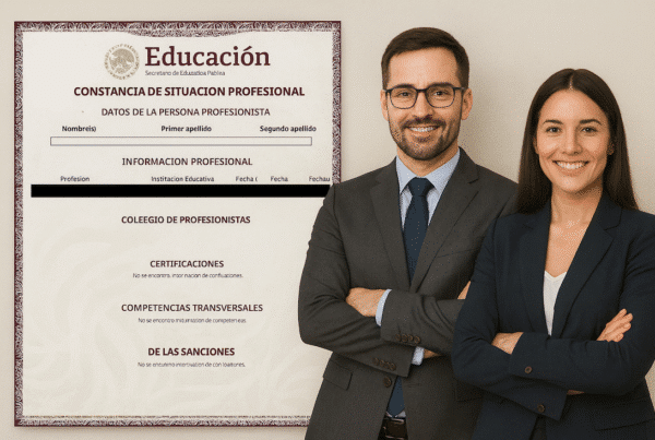 Constancia de situación profesional SEP contadores
