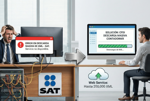 Error en descarga masiva de XML