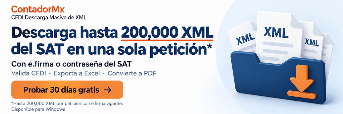 CFDI Descarga Masiva ContadorMx