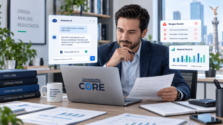 ¿Cómo organizar tu despacho contable con IA y ContadorMx CORE?